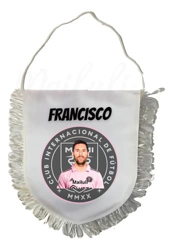 Banderín Futbol Banderines Deportivos Personalizado Mailuli — imagen 1 de 4