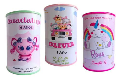 Alcancías Personalizadas Sorpresitas Infantiles Souvenir — imagen 1 de 10