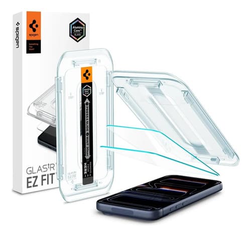 Vidrio Templado Spigen Pack X2 iPhone 17, 17 Pro, 16 Pro — imagen 1 de 8