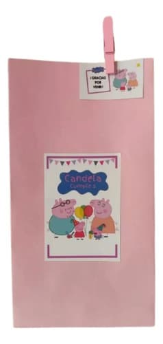 Bolsas De Papel Sorpresitas Personalizadas Peppa Pig — imagen 1 de 5
