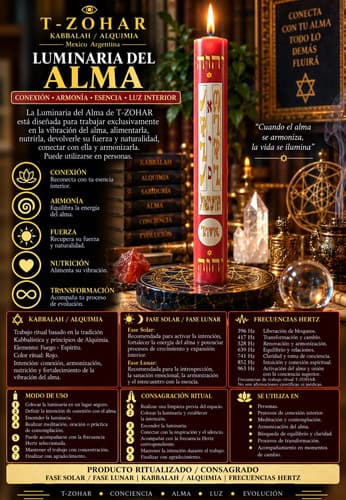 Luminaria Kabbalistica Del Alma Ritualizada / Consagrada — imagen 1 de 5