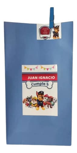 Bolsas De Papel Sorpresitas Personalizadas Patrulla Canina — imagen 1 de 5