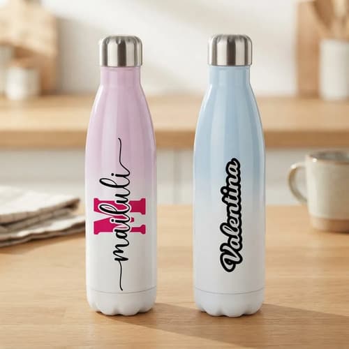 Botella Caramañola Térmica Degradé Personalizada Mailuli — imagen 1 de 7