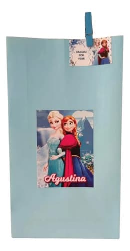 Bolsas De Papel Sorpresitas Personalizadas Frozen — imagen 1 de 5