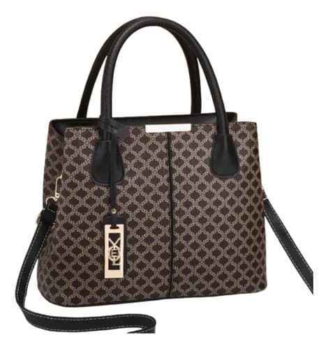 Cartera Bolso De Mano Tote Elegante Con Estampado Geométrico — imagen 1 de 41