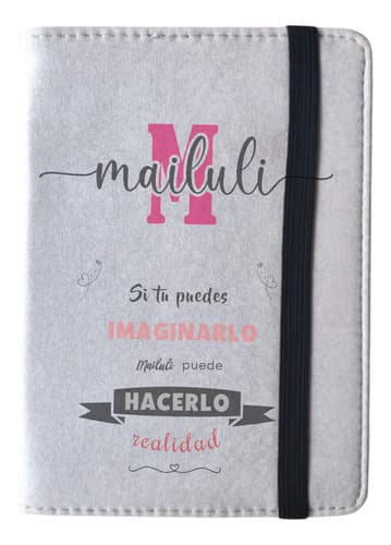 Libreta Tapa Símil Cuero Personalizada Mailuli.uy — imagen 1 de 9