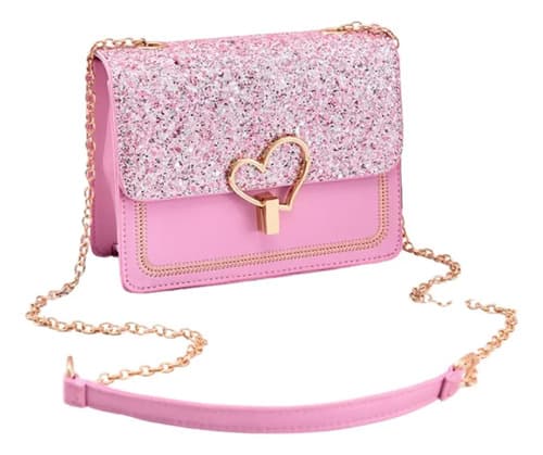 Cartera De Dama Con Solapa Y Broche De Corazón — imagen 1 de 20