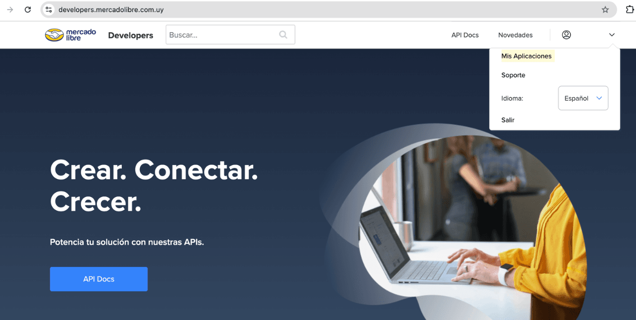 Portal de Mercado Libre Developers