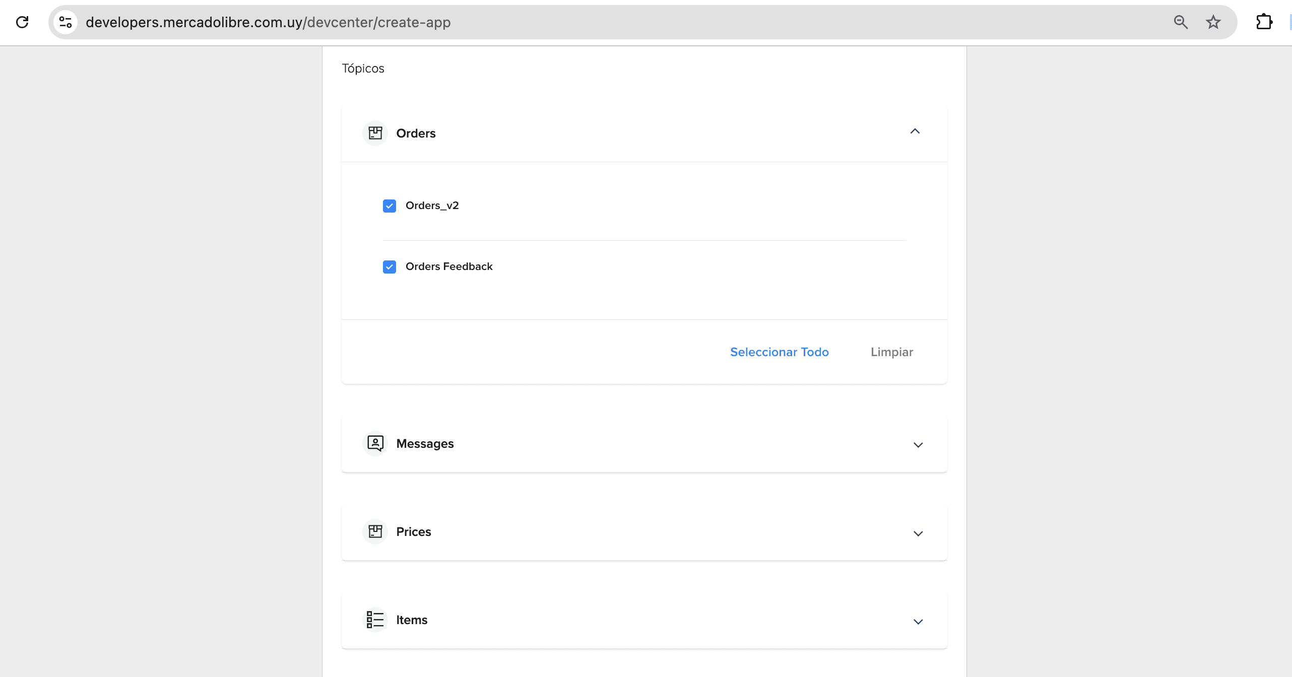 Configuración de permisos