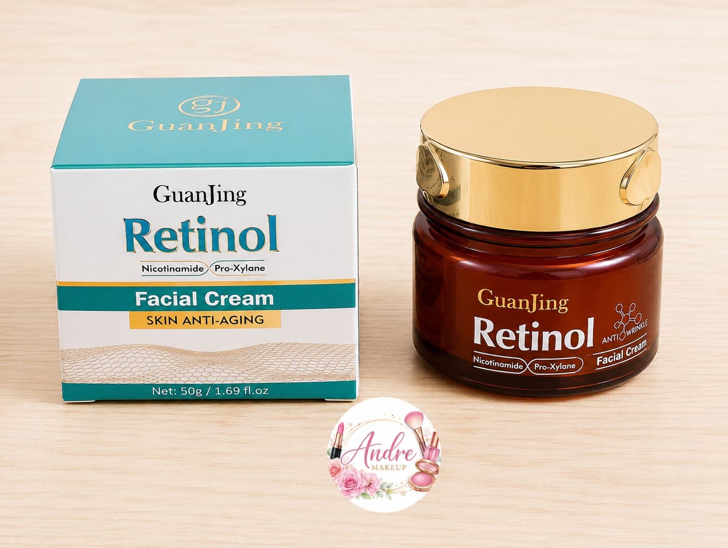 🩵 Crema Facial con Retinol GuanJing – Anti Envejecimiento — imagen 1 de 1