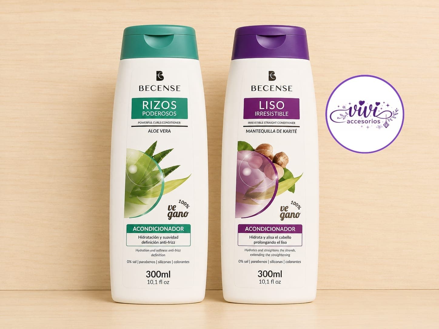 Acondicionador Becense – Liso Irresistible / Rizos Poderosos — imagen 1 de 1