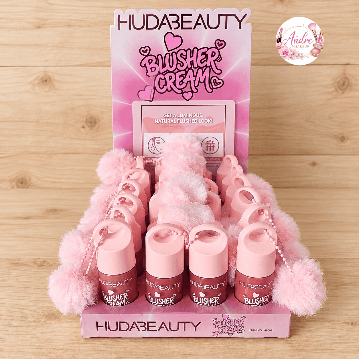 💖 Lip Gloss Huda Beauty con Pompones 💖 — imagen 1 de 1