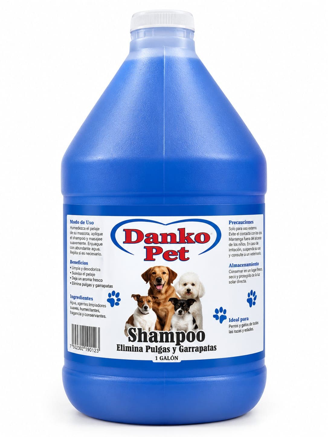 DANKO PET- SHAMPOO PULGAS Y GARRAPATAS