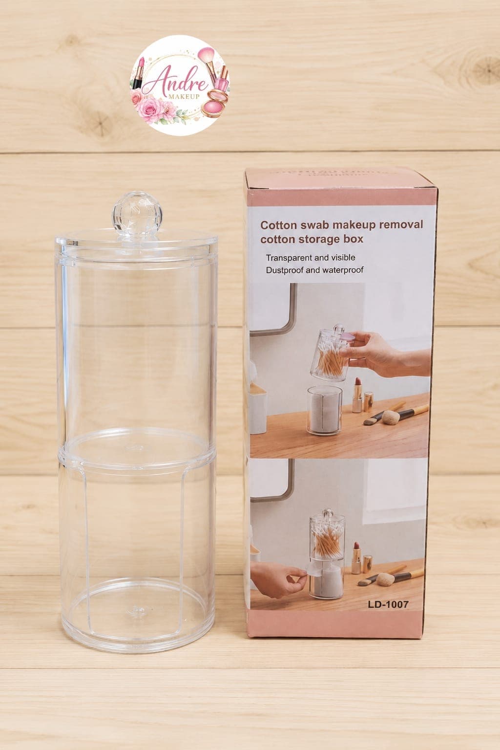 🧴 Organizador de hisopos y maquillaje — imagen 1 de 1