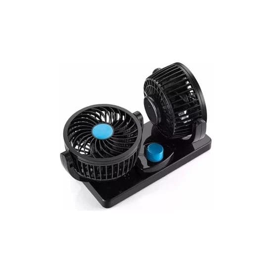 Ventilador Doble 12V para Auto | Conexión Encendedor — imagen 1 de 1
