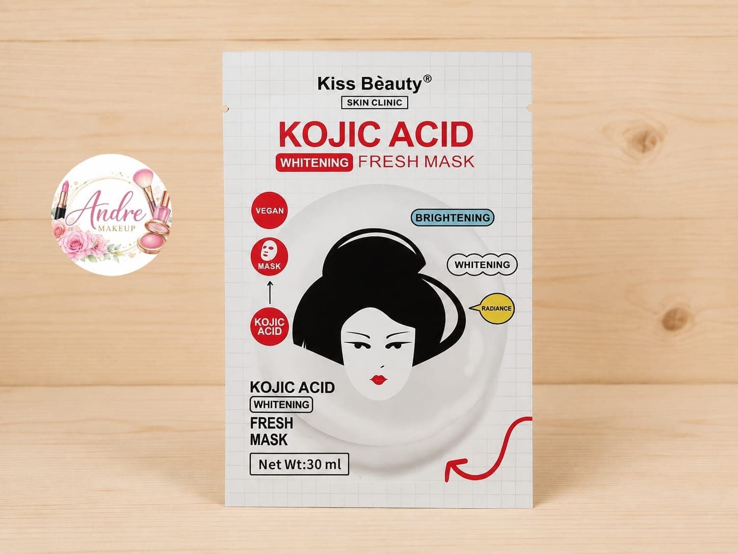 🩷 Mascarilla Facial Kojic Acid – 30 ml — imagen 1 de 1