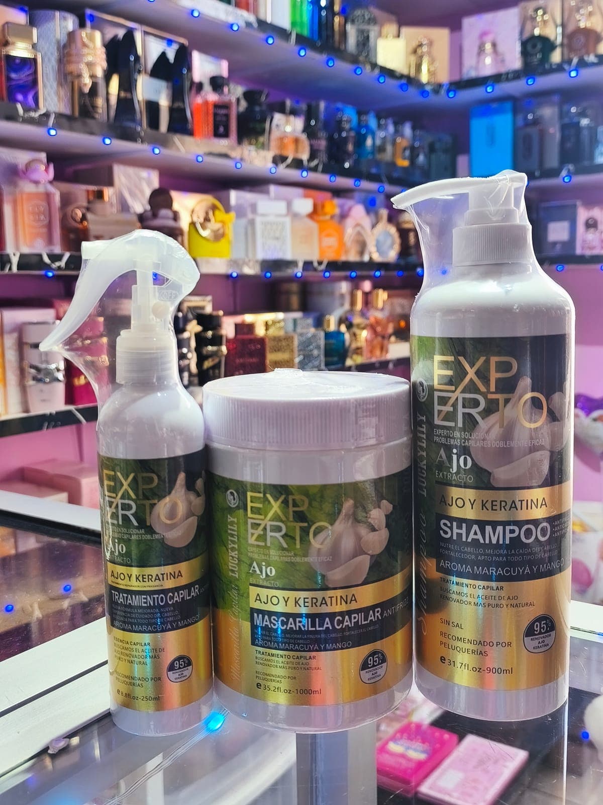 pack shampoo de ajo