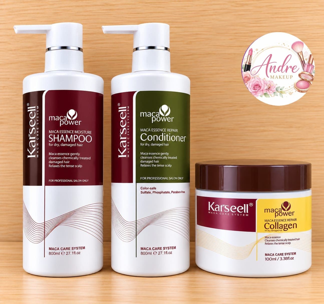 ✨ Kit Karseell – Shampoo + Acondicionador + Collagen — imagen 1 de 1