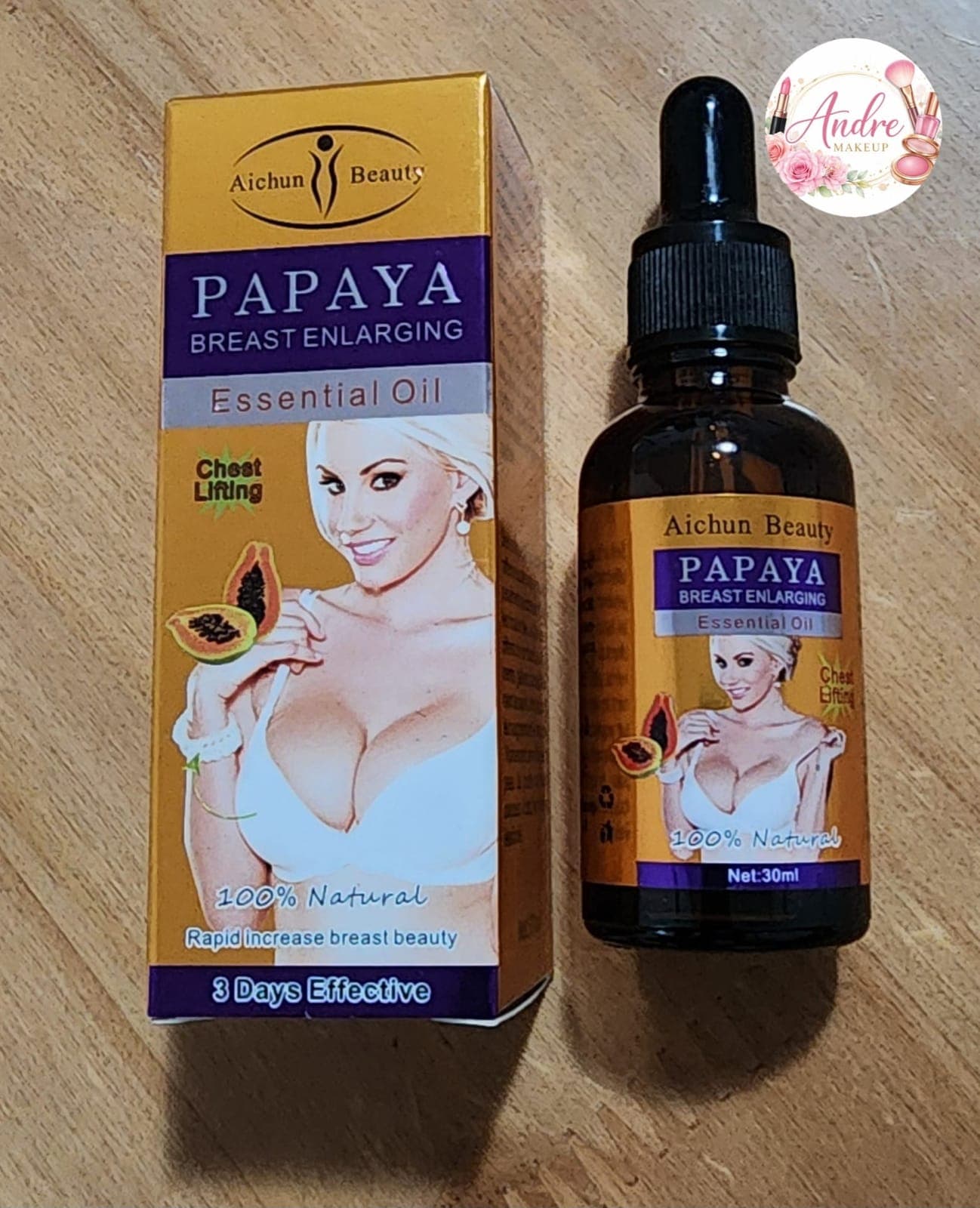 ✨ ACEITE CORPORAL DE PAPAYA AICHUN BEAUTY SENOS — imagen 1 de 1