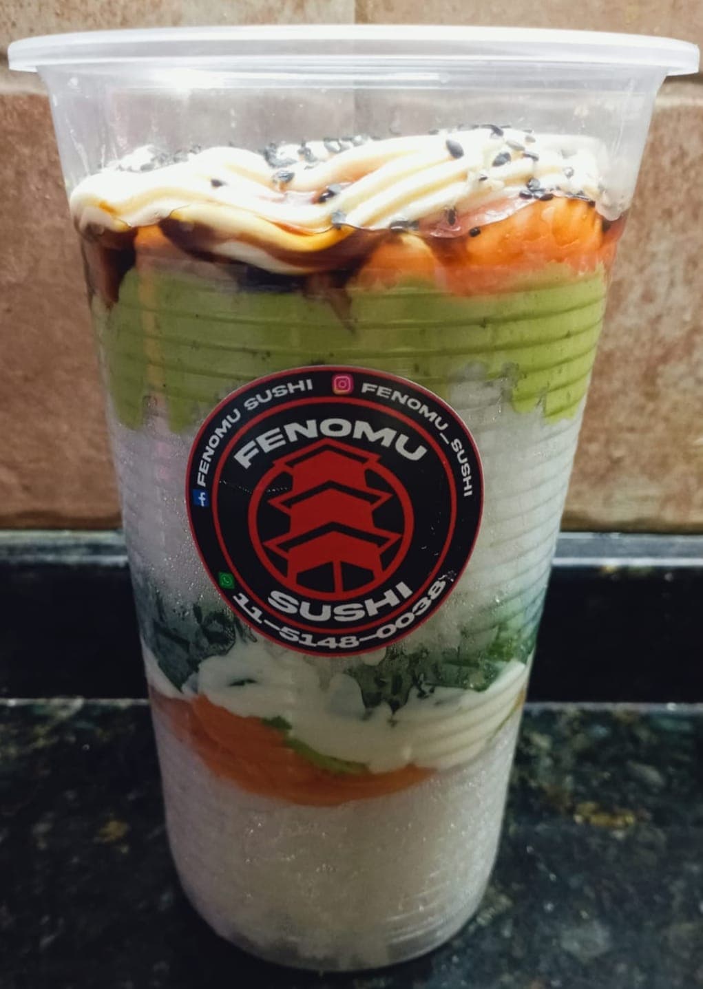 Vaso sushi XL de Salmón rosado — imagen 1 de 1
