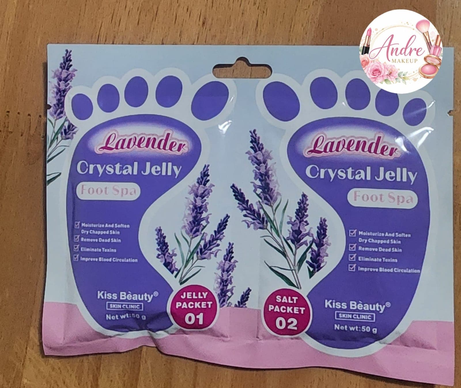 ✨ Spa para Pies Lavanda Crystal Jelly — imagen 1 de 1