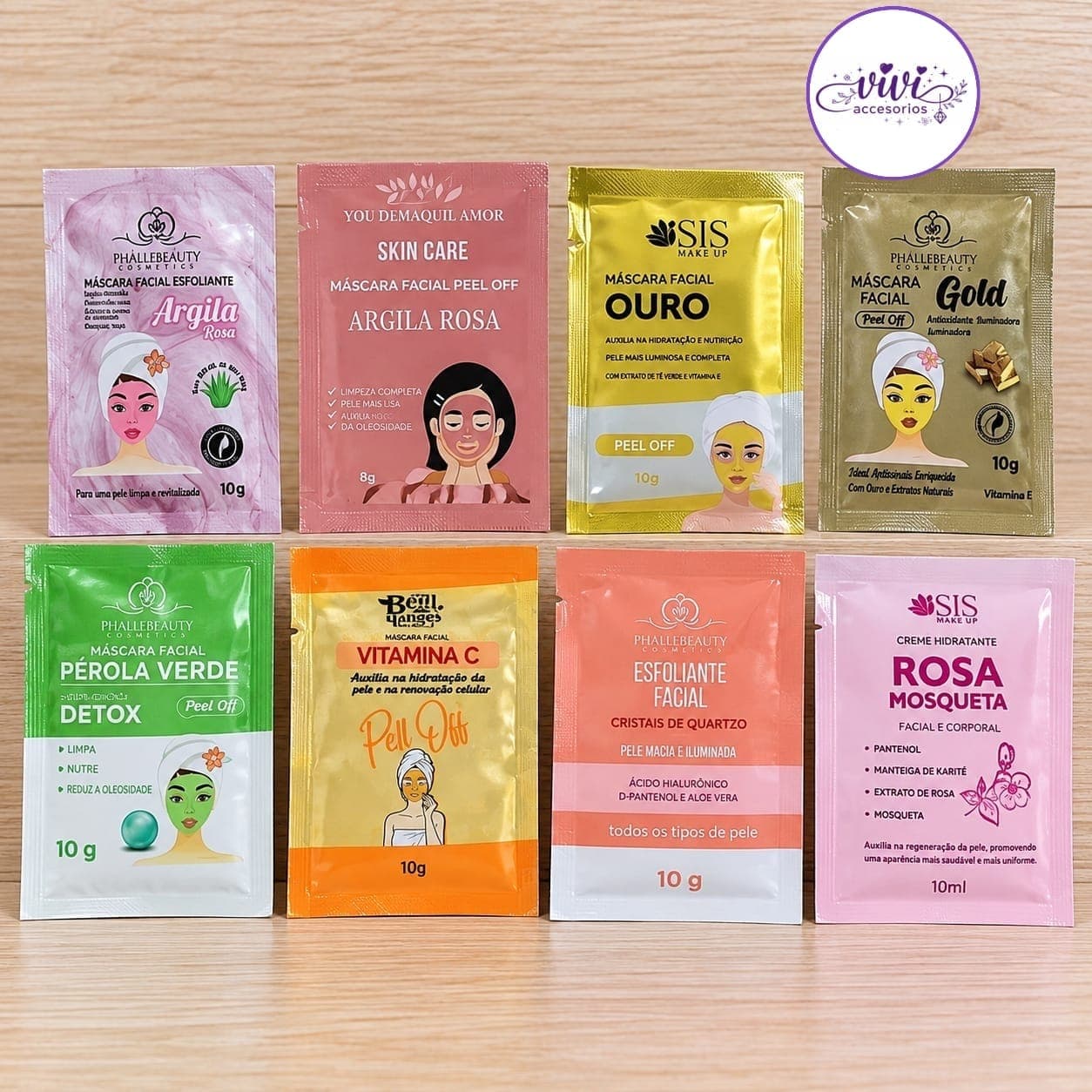 Mascarillas Faciales en Sachet — imagen 1 de 1