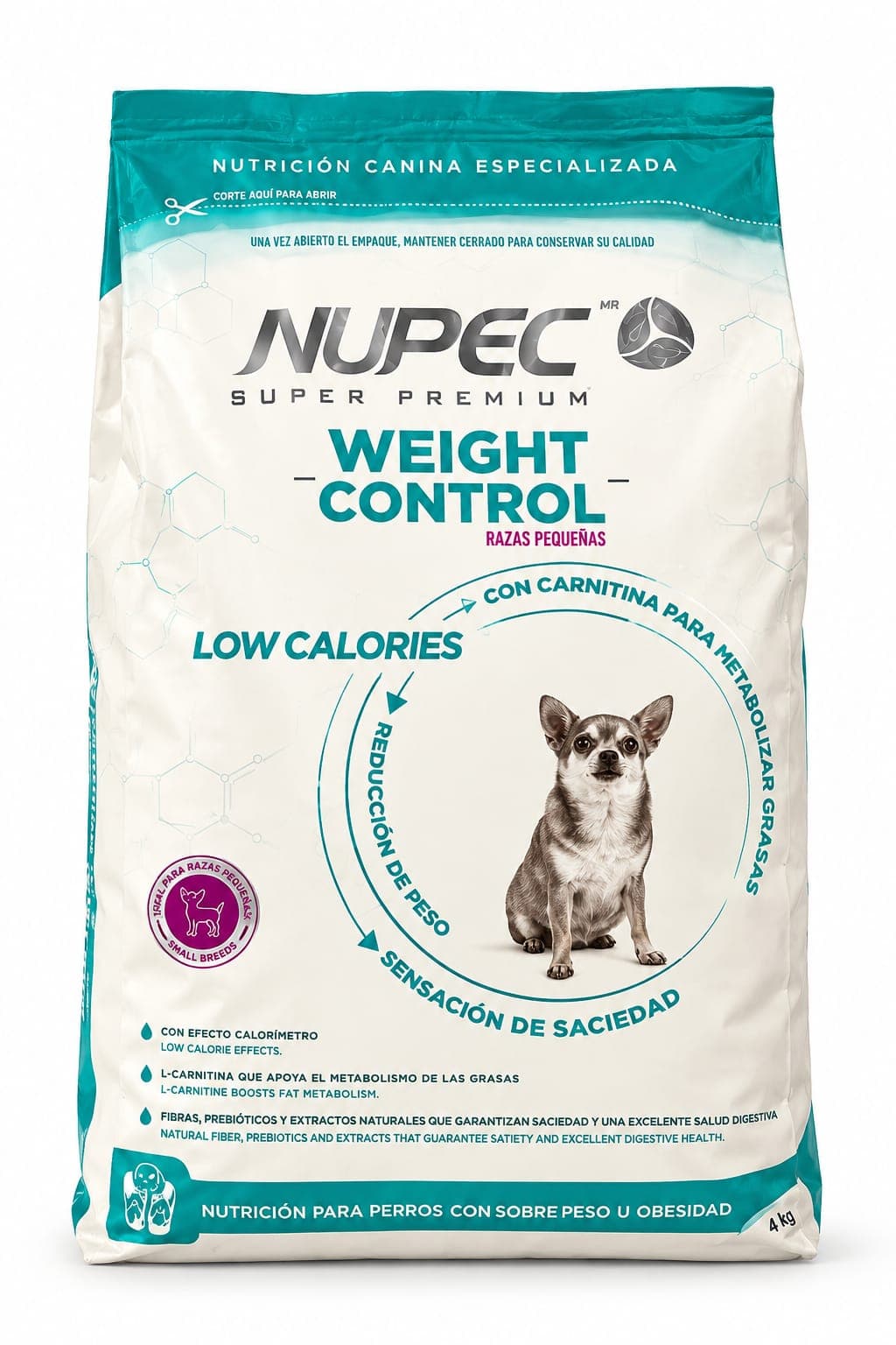 NUPEC WEIGHT CONTROL - RAZA PEQUEÑA 2KG