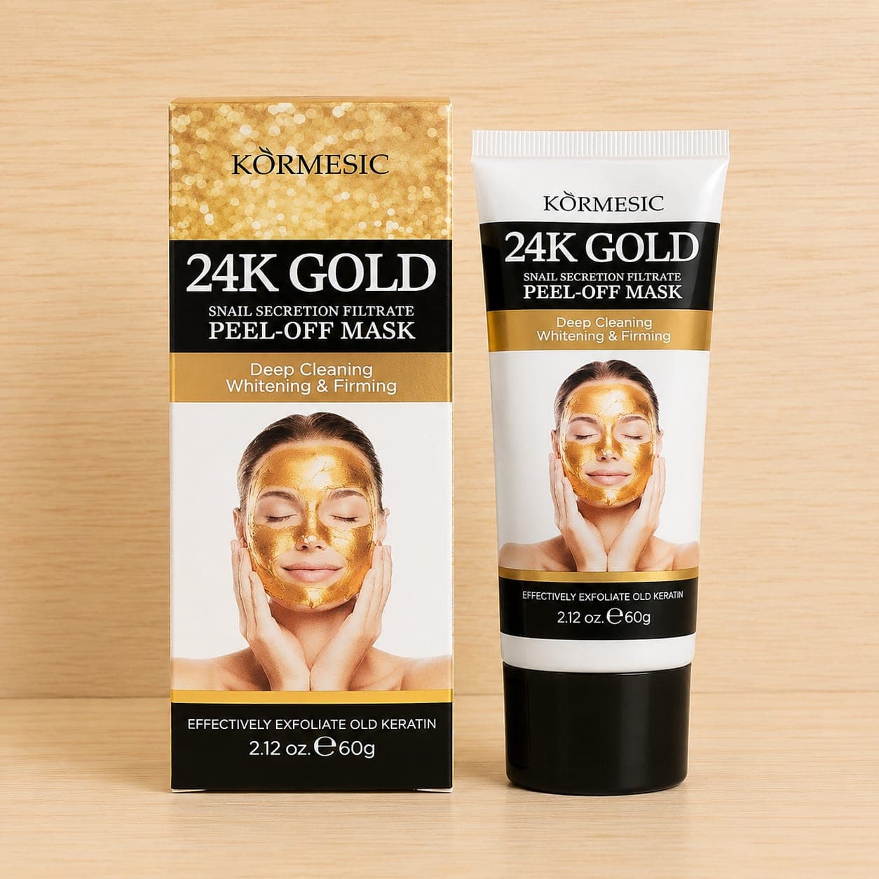 ✨ Mascarilla Peel Off Oro 24K Kormesic — imagen 1 de 1