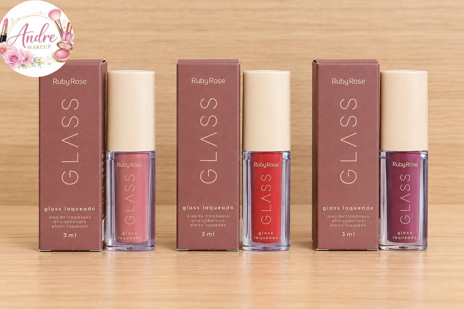 💄 Lip Gloss Ruby Rose GLASS – 3 ml — imagen 1 de 1