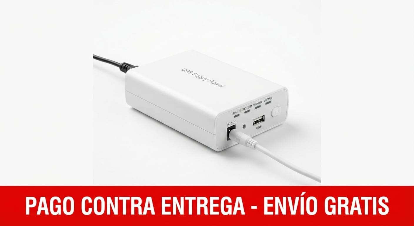 Mini UPS Inteligente 3600mAh (Respaldo para Router WiFi)