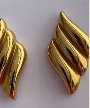 Aretes Hoja Dorada — imagen 1 de 1