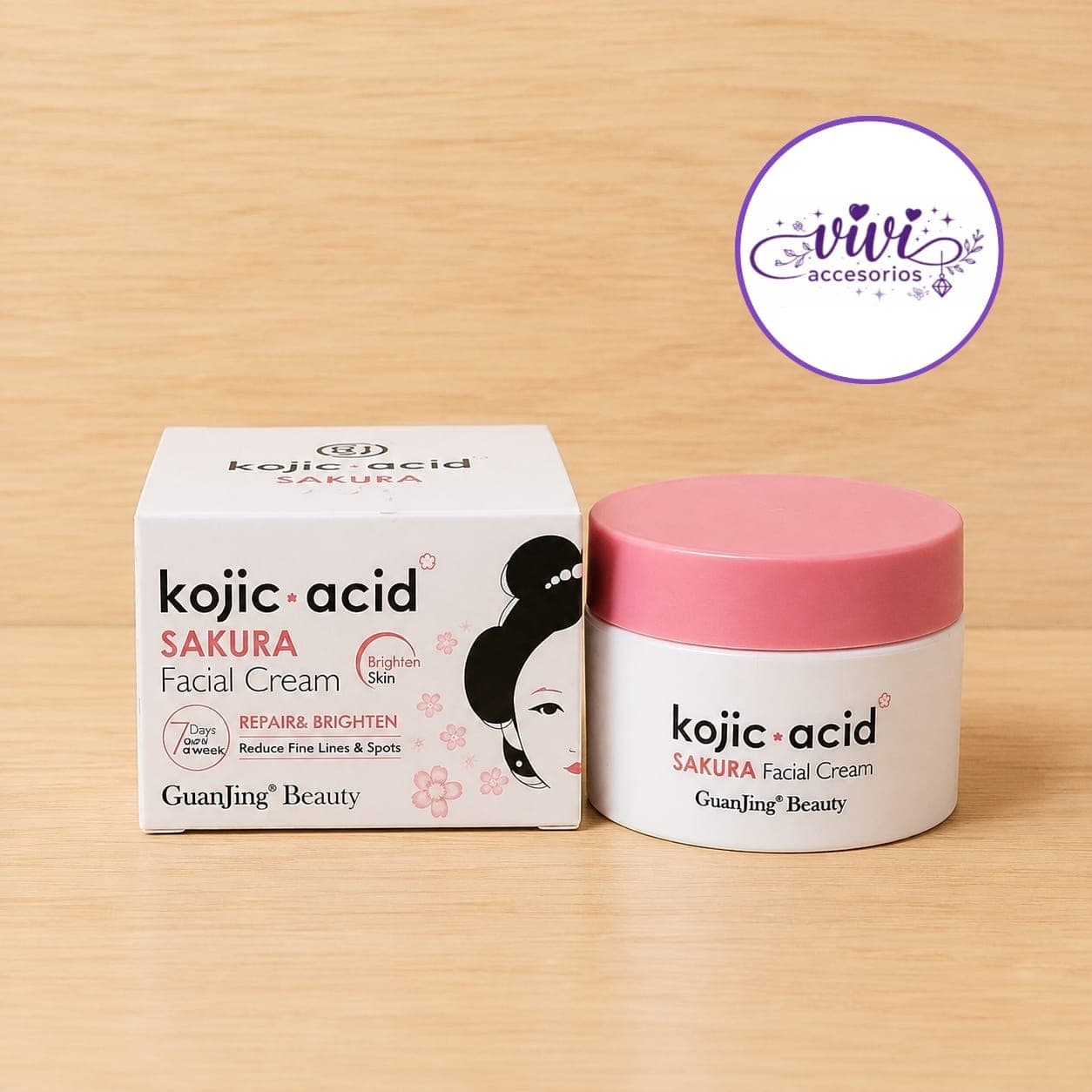 Crema Facial Kojic Acid Sakura — imagen 1 de 1
