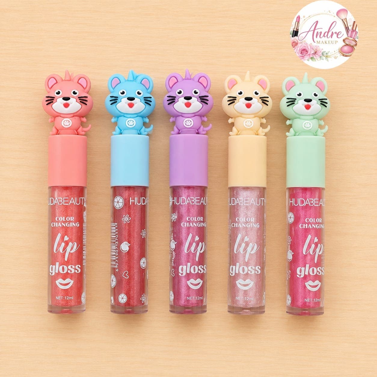 🐱✨ Lip glos Brillo que Cambia de Color – HUDA BEAUTY — imagen 1 de 1