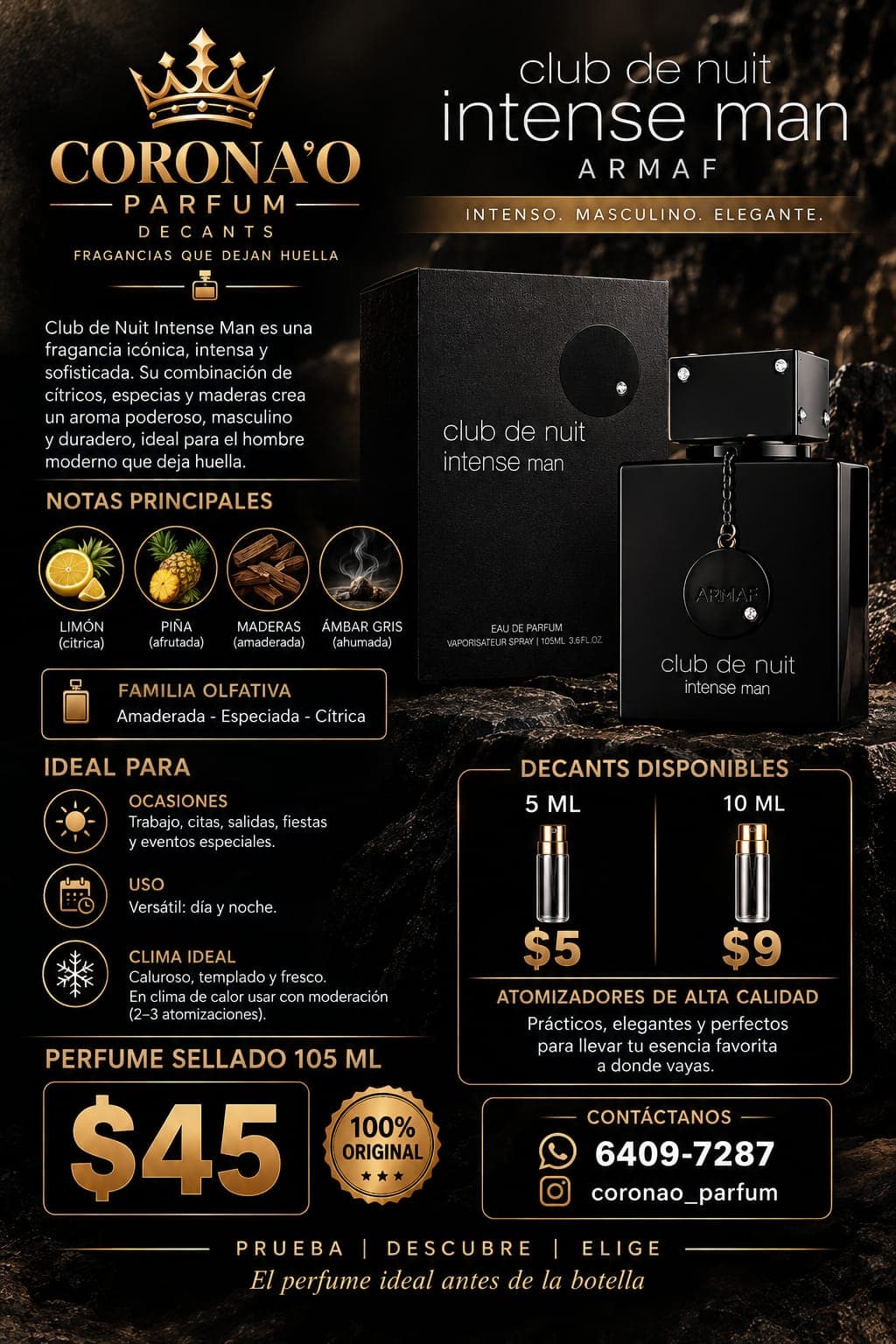 CLUB DE NUIT INTENSE MAN