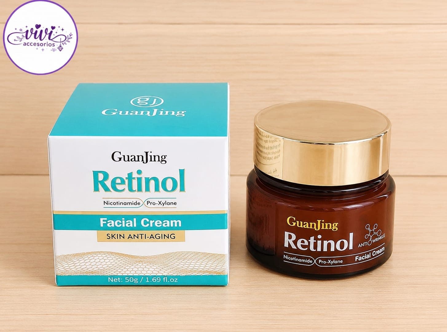 Crema Facial con Retinol GuanJing – Anti Envejecimiento — imagen 1 de 1