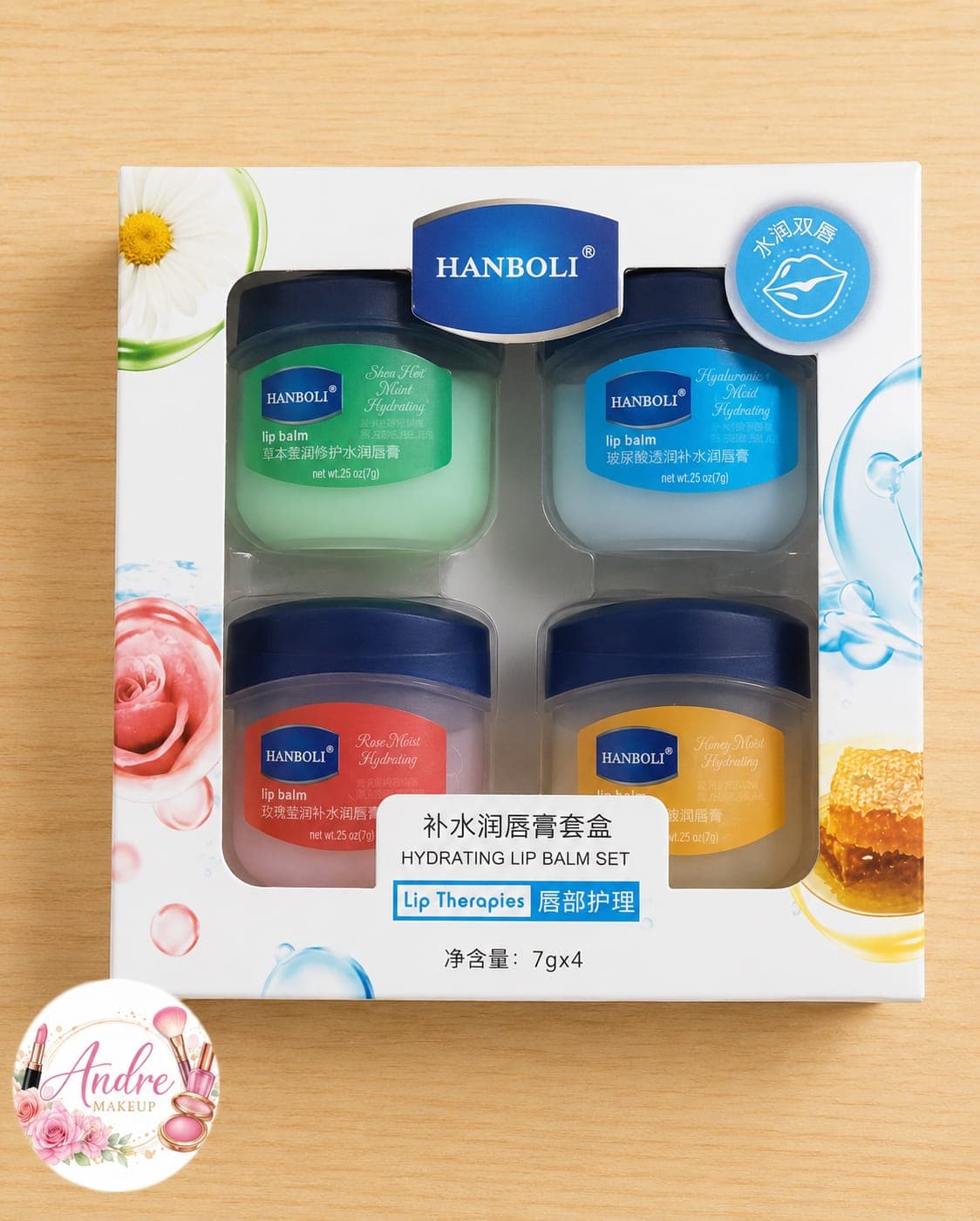 ✨ Set de Bálsamos Labiales Hidratantes – Hanboli — imagen 1 de 1