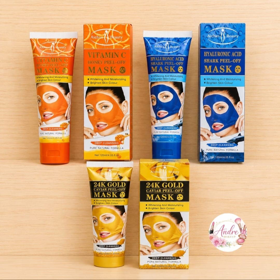 ✨ Mascarillas Peel Off Vitamina C, Ácido Hialurónico y Oro 24K — imagen 1 de 1