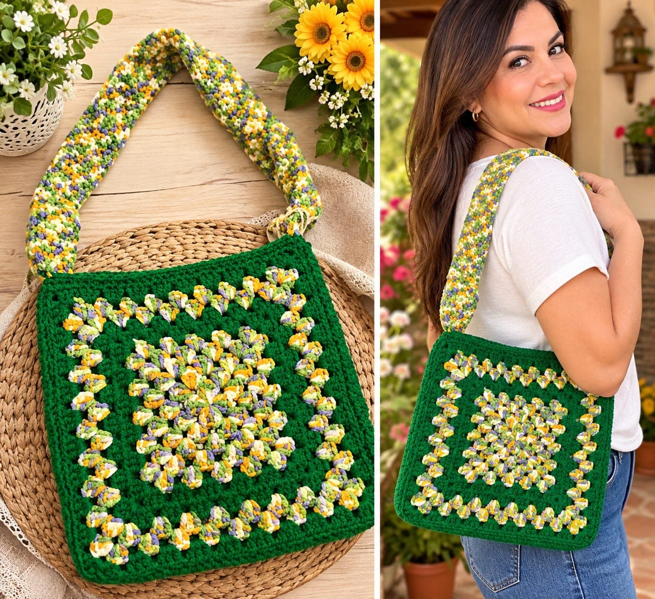 Bolso Verde Mixto