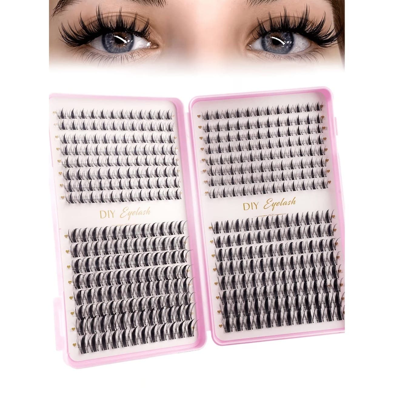 Libro de Pestañas 1x1 + Accesorios – Efecto Anime A06