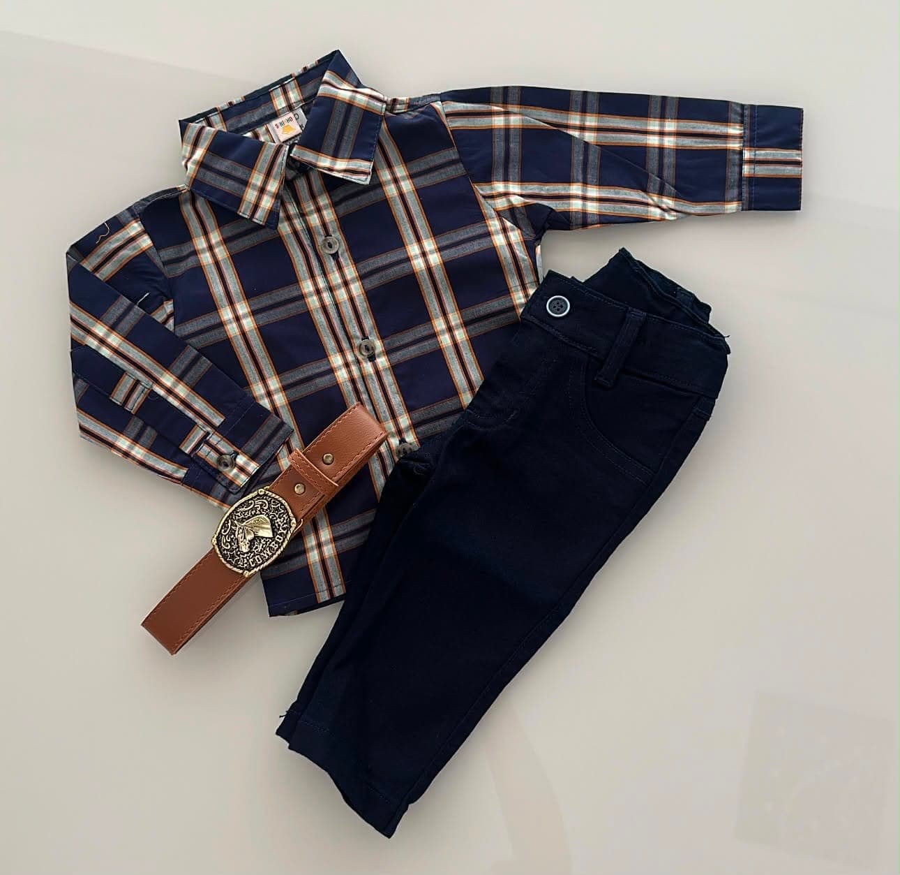 Conjunto Country Infantil de 1 a 6 anos