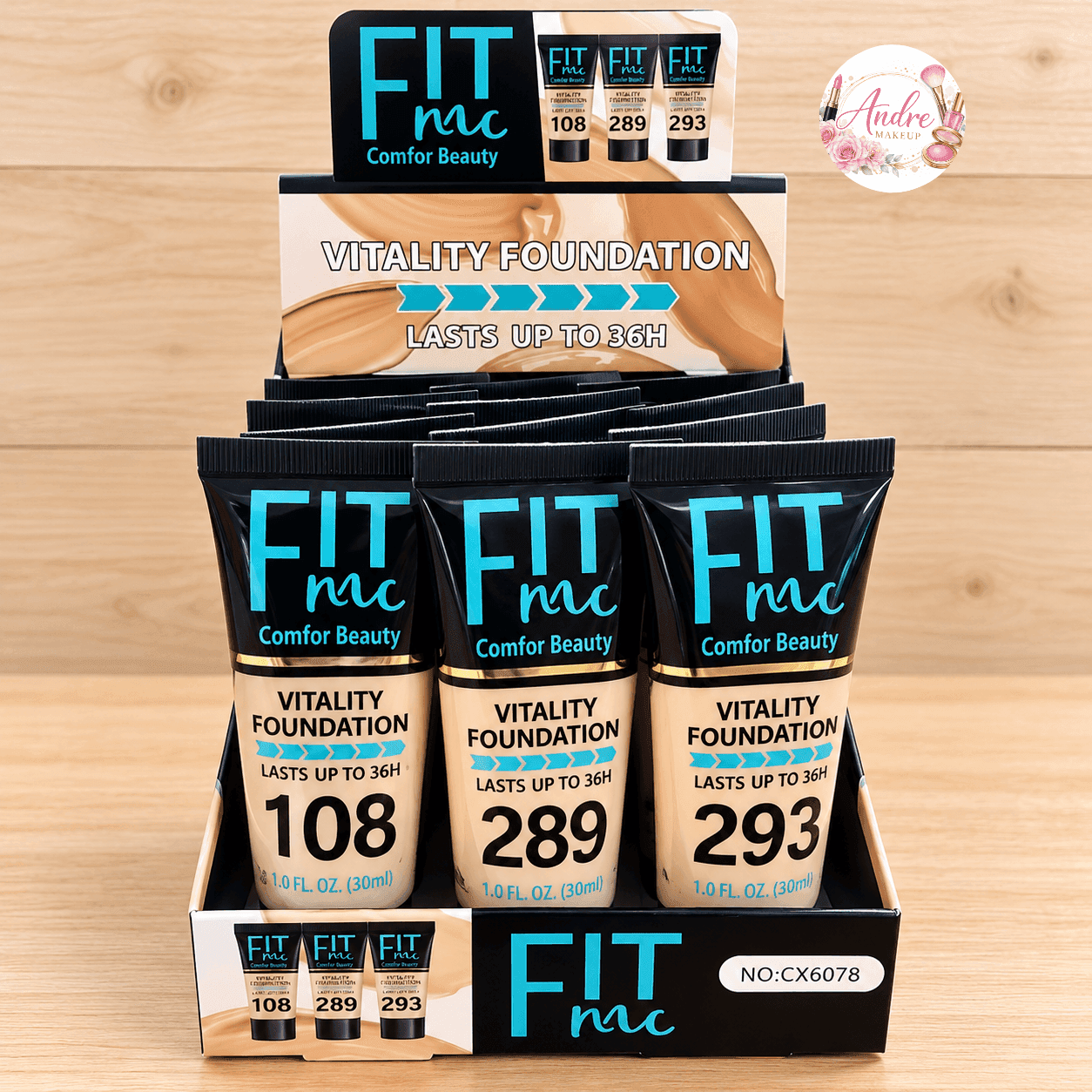 ✨ Base Líquida FIT me – Comfor Beauty Celeste — imagen 1 de 1