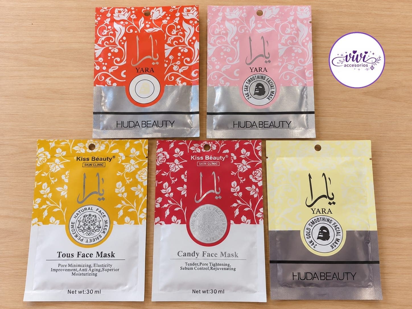 Mascarillas Faciales Kiss Beauty Arabes — imagen 1 de 1