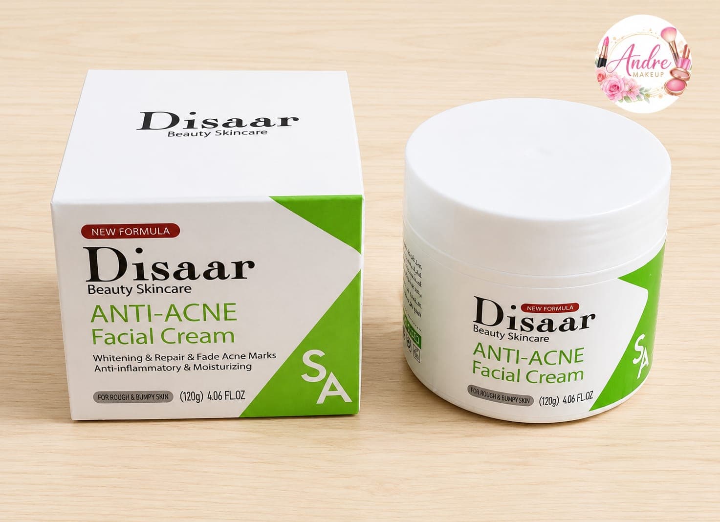 🩷 Crema Facial Anti-Acné Disaar 120 g — imagen 1 de 1