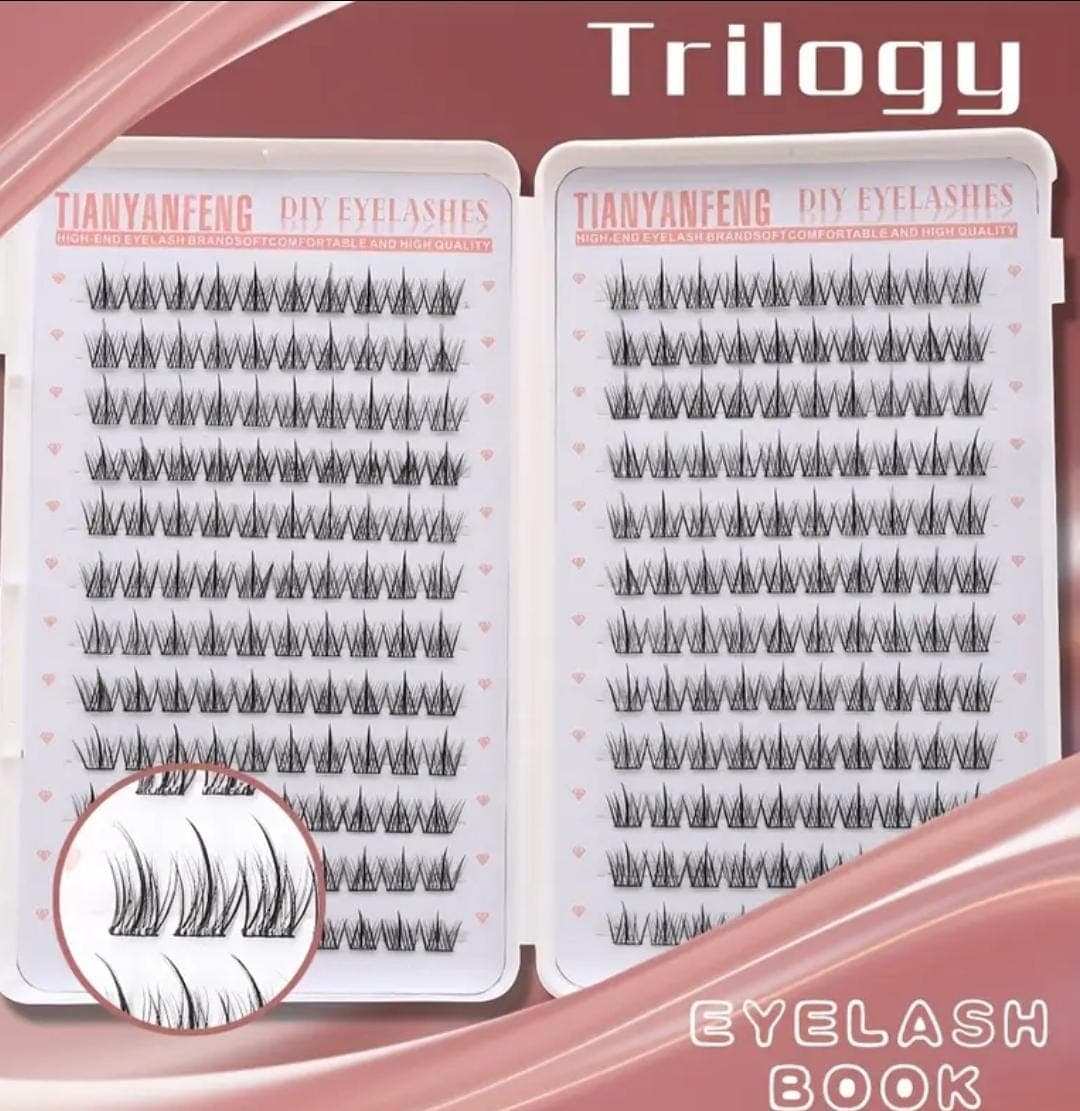 Libro de Pestañas 1x1 + Accesorios – Efecto Anime A09