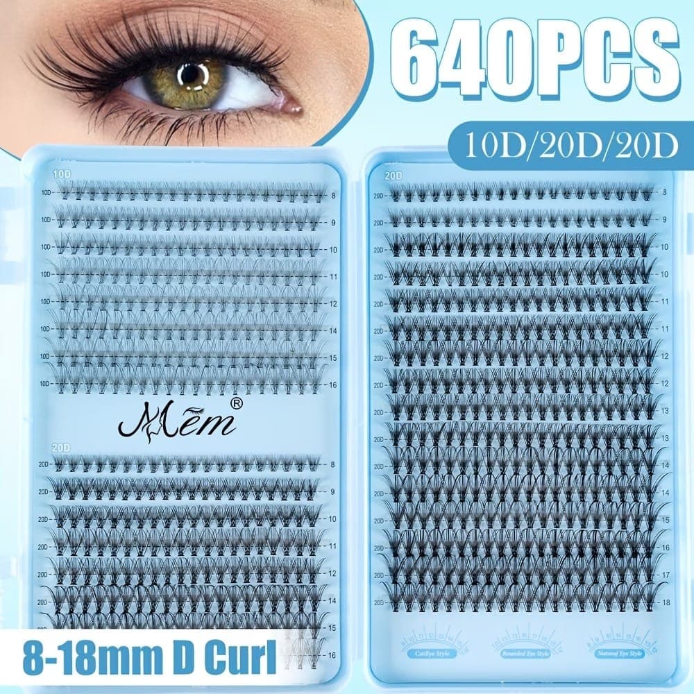 Libro de Pestañas 1x1 + Accesorios – Efecto Wispy W01