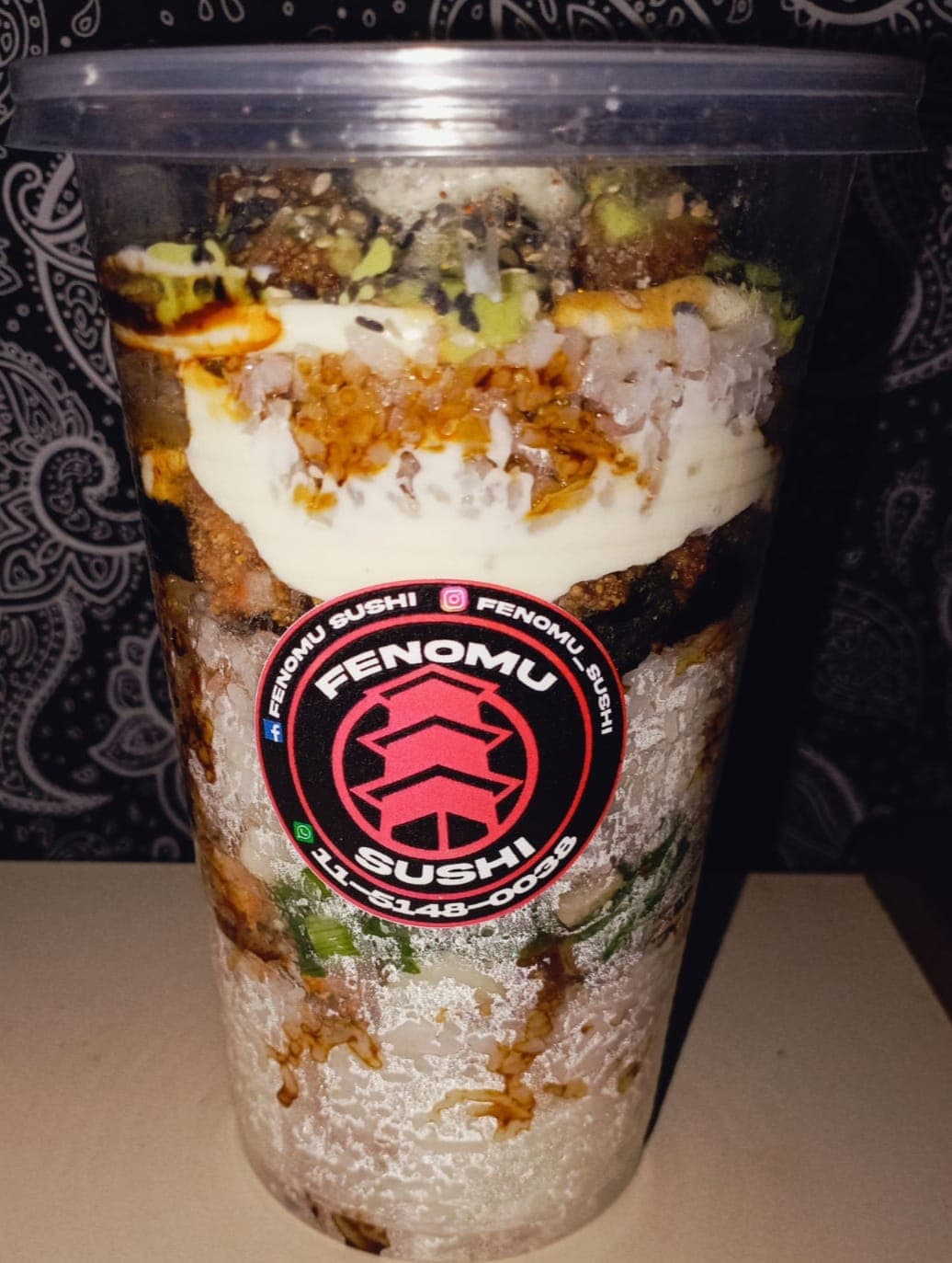 Vaso sushi XL de Langostinos — imagen 1 de 1