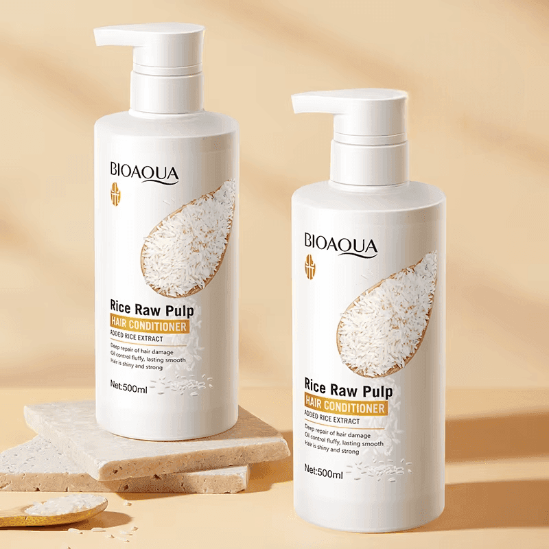 Dúo Shampoo & Acondicionador de Arroz 500ml — BIOAQUA