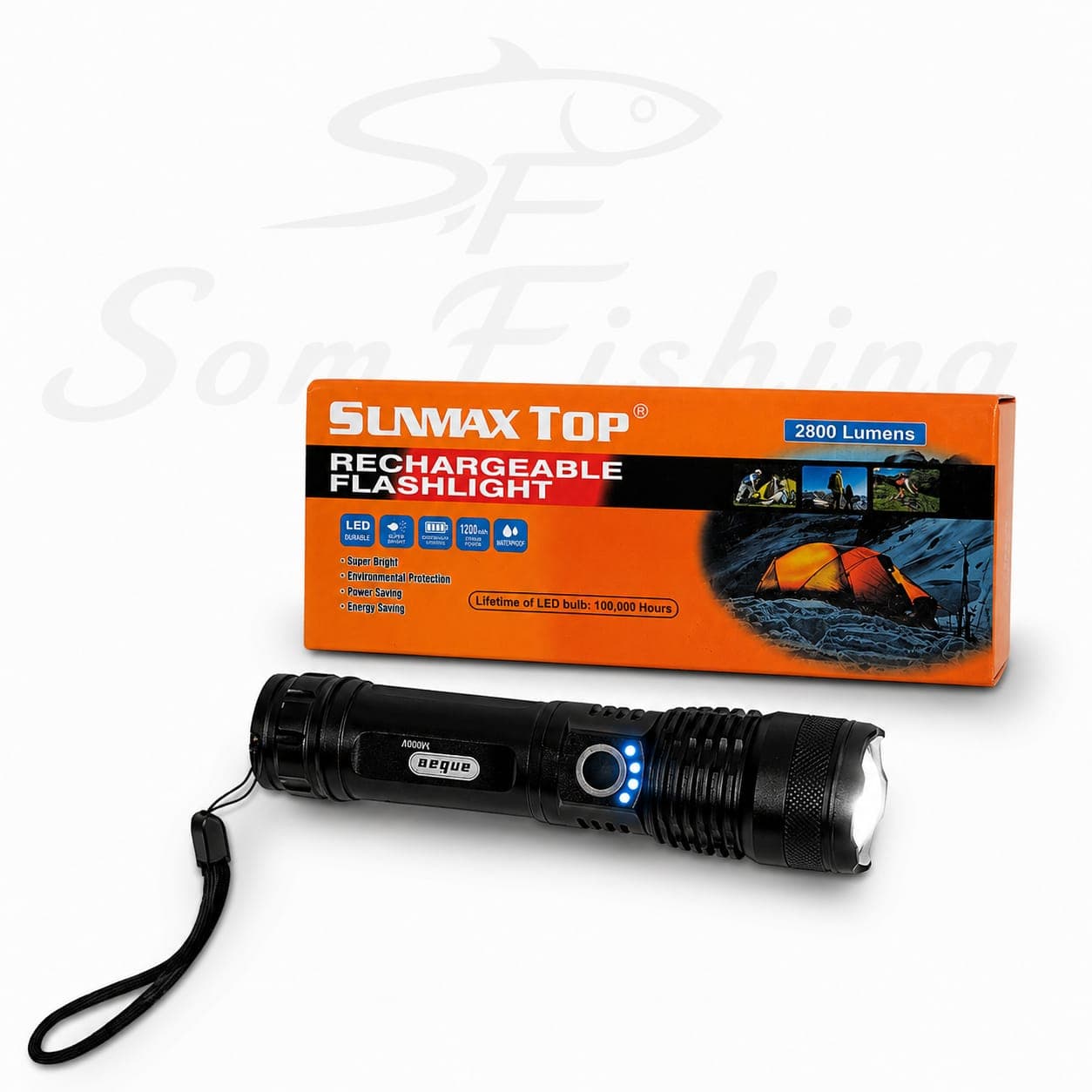 Linterna Carbono PRO Recargable LED — imagen 1 de 1