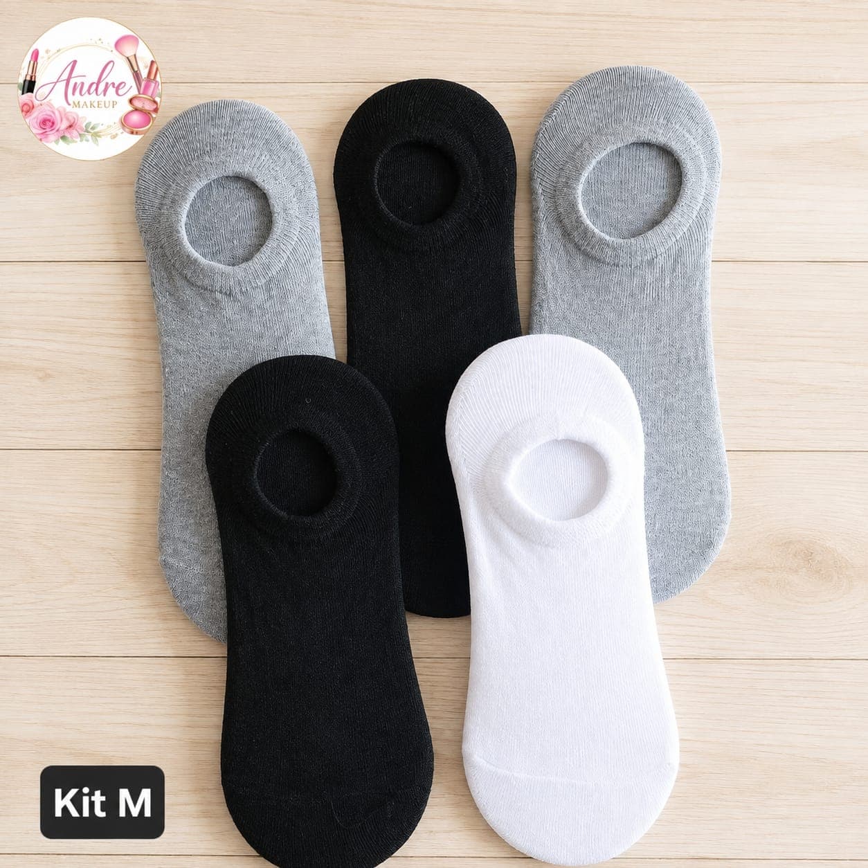 🧦 Kit M – Invisibles x 5 pares — imagen 1 de 1