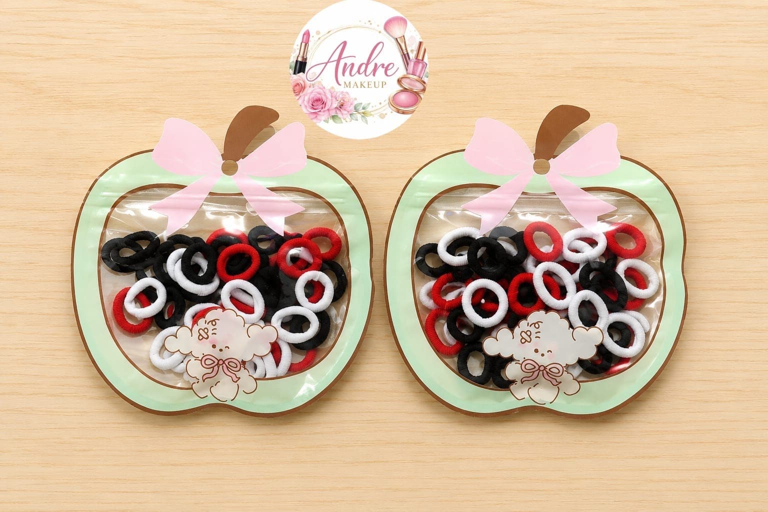 🎀✨ Gomitas para el cabello estuche manzana✨🎀 — imagen 1 de 1